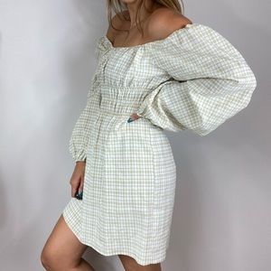Dawn Smocked Long Sleeve Minidress